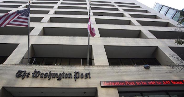 Oficinas del medio The Washington Post. Foto: EFE.