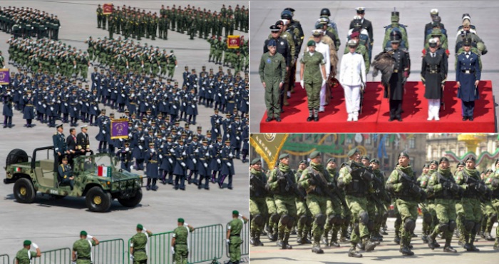 Por primera vez en la historia, mujeres encabezan contingentes del Desfile Militar en la CdMx