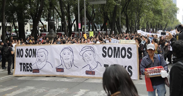 #NoSonTresSomosTodxas. Foto: Sandra Sánchez Galdoz / SinEmbargo.