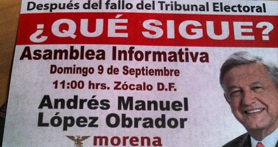 Las redes sociales “calientan” la convocatoria de AMLO para el Zócalo del DF, este domingo