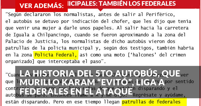 GIEI tiene más datos para creer que policías atacaron a los 43 por cuidar un cargamento