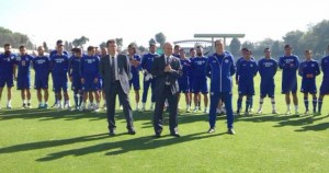 Tomás Boy es presentado ante el Cruz Azul. Foto: 