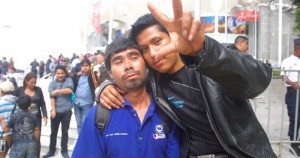 Por falta de simpatizantes, el PRI en Veracruz reclutó incluso de última hora, a personas en estado de ebriedad para que acudieran al quinto informe del Gobernador de Veracruz Javier Duarte de Ochoa. Foto: Miguel Ángel León Carmona, BlogExpediente