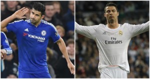 Diego Costa y Cristiano Ronaldo. Fotos: EFE.