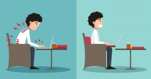 Tu forma de sentarte y de pararte influye en cómo te ves tú mismo y los demás. Imagen: Shutterstock