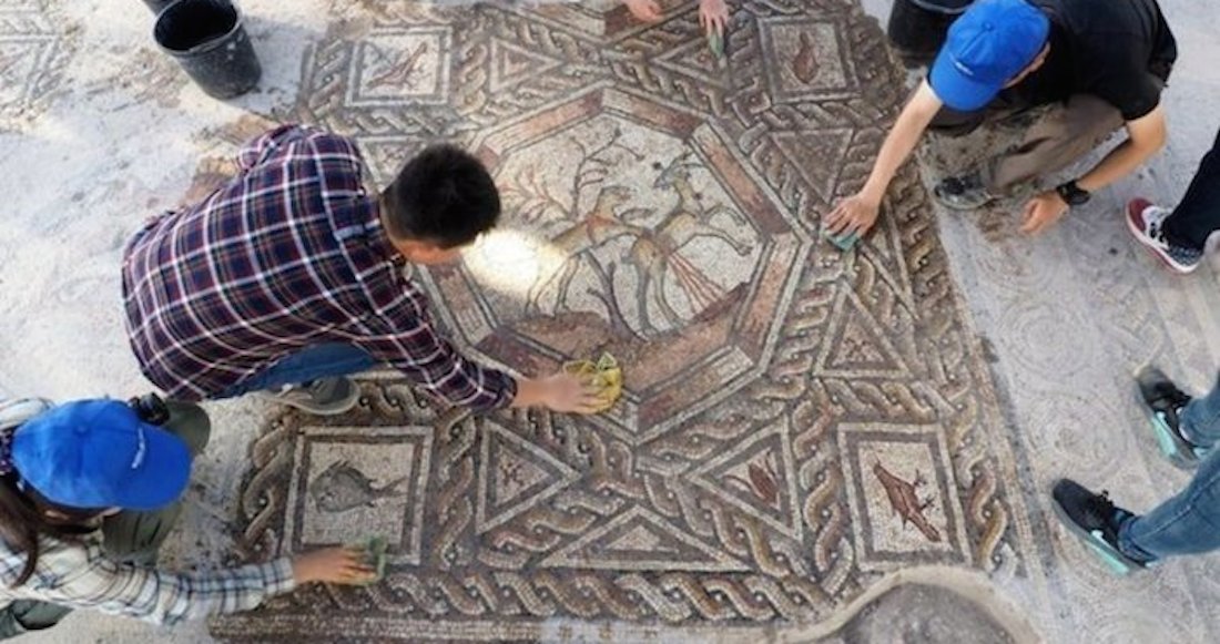 Mosaico antiguo. Foto: The Huffington Post