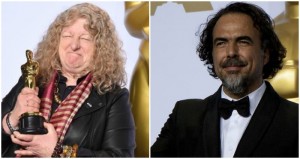 Beavan e Iñárritu en los Óscar. Foto: Especial.