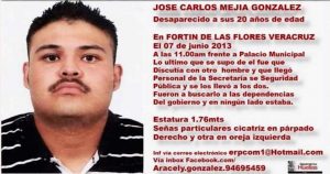 Policías de Veracruz se los llevaron. Una madre dice que a un cuartel. Están desaparecidos