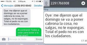 Por celular y por redes sociales meten miedo a ciudadanos y piden “no salir a votar” en Veracruz