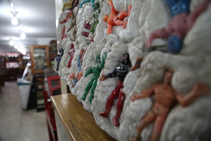 Los luchadores, un clásico de los juguetes mexicanos. Foto: Valentina López, SinEmbargo