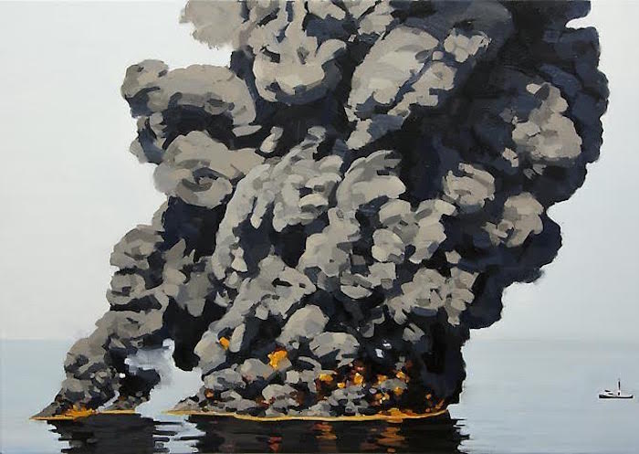 Obra: Humo en el Agua. Autor: Javier Arean