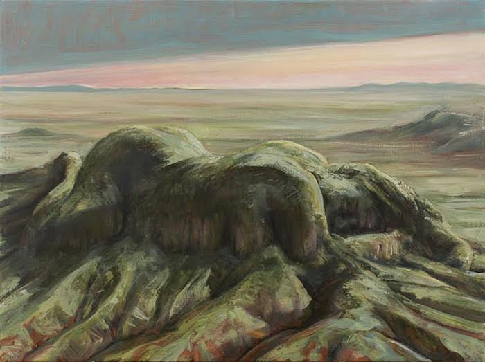 Obra: Mujer montaña. Autor: Daniel Lezama