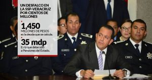 La SSP de Veracruz debe todo: luz, agua, botas, comida, uniformes, teléfono y hasta las pensiones