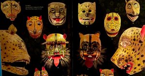 Máscaras de danzas populares. Foto: ArtesdeMéxico