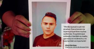 La Fiscalía de Veracruz tenía mi perfil de ADN y aún así mandó a mi hijo a una fosa común, denuncia madre