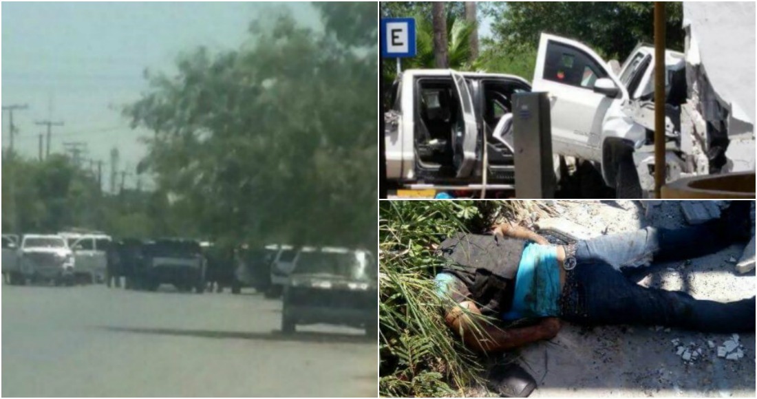 Miguel Alemán, Tamaulipas, luce como Irak o Siria en FOTOS de los más recientes enfrentamientos