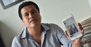 En la imagen, el corresponsal de la revista proceso, Noé Zavaleta. Foto: Yerania Rolón, Blog Expediente.