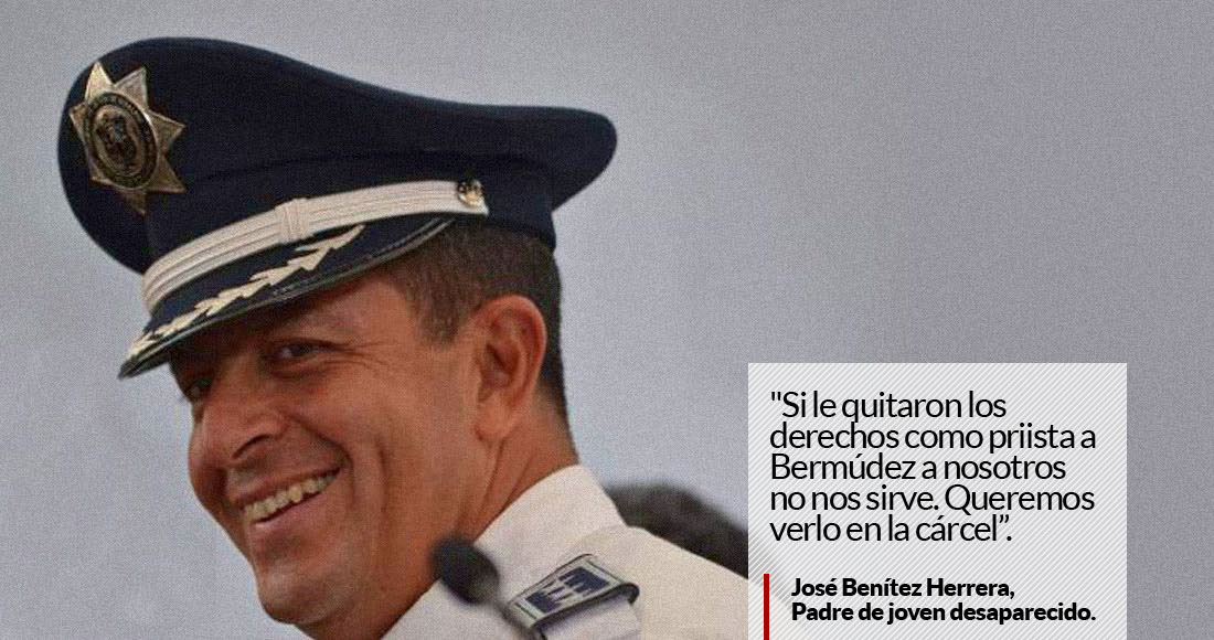 No sirve si el PRI quita derechos a Bermúdez Zurita, sirve que vaya a prisión: familias de Tierra Blanca