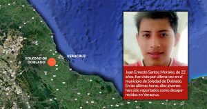 Diez jóvenes son reportados como desaparecidos, en horas, en dos municipios de Veracruz