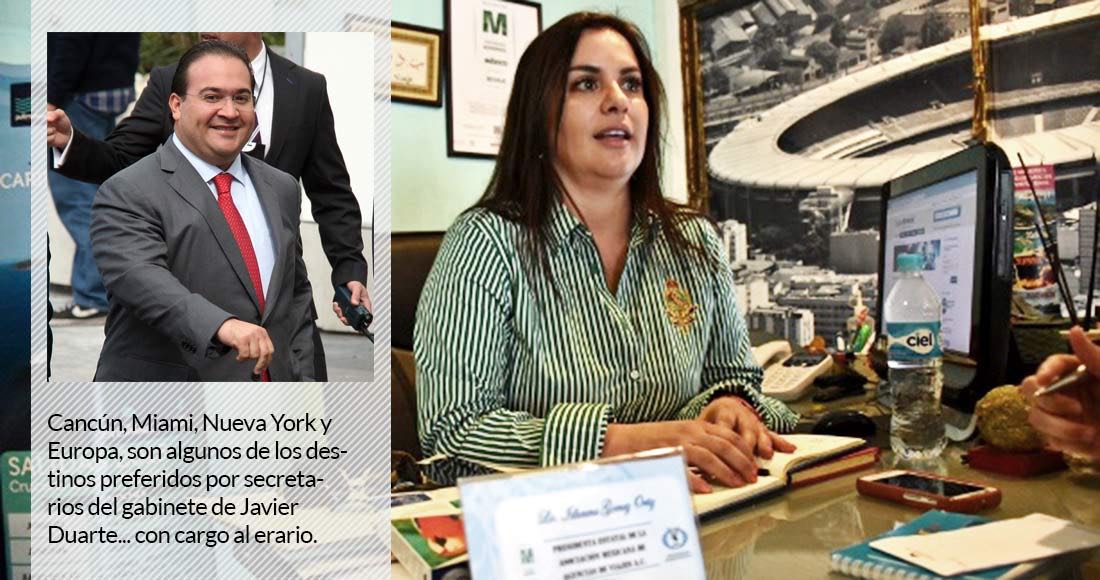 Funcionarios de Javier Duarte viajaron con “novias” a Miami, Cancún, NY y Europa, denuncian