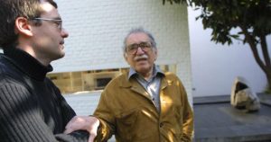 El libro trae una entrevista a Gabriel García Márquez, luego de muchos años sin dar entrevistas. Cortesía Kim Manresa