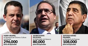 Duarte y amigos se adelantaron el aguinaldo 2016, antes de dejar Veracruz pobre y en llamas