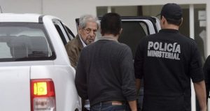Aproximadamente a las 17:10 horas ingresó el líder de los 400 pueblos, Cesar del Ángel a la sala 2 de juicios orales del penal de Pacho Viejo, luego de ser detenido la mañana de este viernes. Foto: Cuartoscuro.