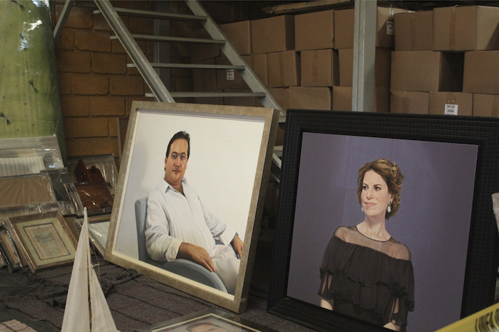 Los objetos asegurados fueron puestos a disposición de la PGR. Foto: Cuartoscuro.