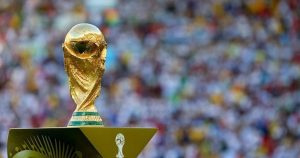 La Copa del Mundo previo al inicio de la final de Basil 2014. Foto: Facebook FIFA World Cup