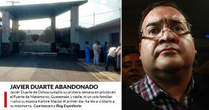 Ni familia ni amigos ven a Duarte a 7 días de su arresto; habilitan a Karime para la visita conyugal