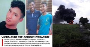 Pemex debe hacerse responsable de la muerte de 4, entre ellos un niño, piden familias en Veracruz