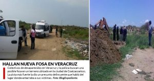Autoridades y familias dan con una fosa en Coatzacoalcos; desentierran primeros cuerpos