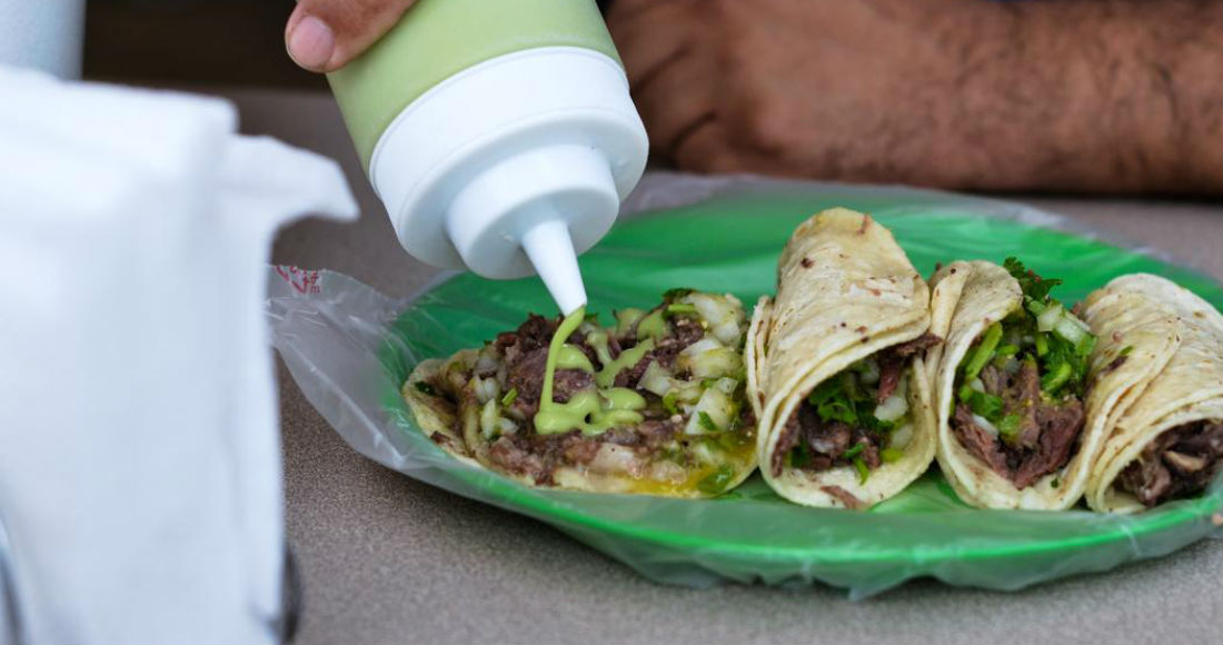 Los tacos de cabeza. Foto: Natalie B. Compton