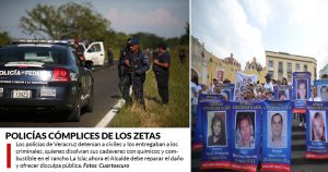 Veracruz: La CNDH confirma que policías prestaron equipo a Los Zetas para desaparecer a jóvenes