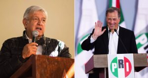 Andrés Manuel López Obrador y José Antonio Meade. Fotos: Cuartoscuro