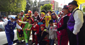 Conmemoración del Días del Payaso. Foto: Pulso