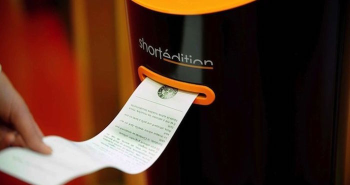 La editorial promueva a través de este invento obras literarias clásicas y de autores que el público selecciona. Foto: TICBeat 