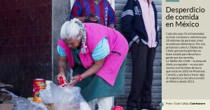 Los mexicanos tiramos al día 31 mil toneladas de comida, en un país con 53 millones de pobres