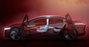 Desvelado hace unos días como un concepto de coche autónomo ID Vizzion será antes un modelo eléctrico con volante y pedales (para 2022), con una batería de 111 kWh que entrará en directa competición con la autonomía de los coches actuales Foto: Pulso SLP