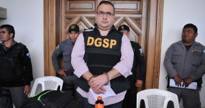 El ex gobernador de Veracruz preso por corrupción, acusa presunto daño moral contra el periódico <em>Reforma</em> y gobernador Miguel Ángel Yunes Linares. Foto: Cuartoscuro