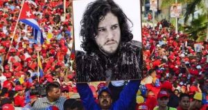 Al ver Facebook y Twitter, es sencillo encontrar memes que comparan la oscuridad y abusos del gobierno de Maduro con las intrigas de Juego de Tronos. Foto: José González Vargas.