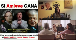 Tres videos negativos hacia López Obrador fueron difundidos en redes sociales entre el 28 y 29 de mayo. Horas más tarde Reforma dio a conocer los resultados de su encuesnta en la que el candidato de Morena concentra el 52 por ciento de la intención del voto. Fotos: Twitter 
