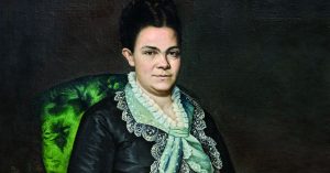 Juan Nepomuceno Herrera, Retrato de la Señorita Guadalupe Arizmendi, s/f. Museo de la Ciudad de León. Fotografía: ©D.R.Diego Torres / Artes de México. 