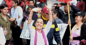 Claudia Sheinbaum, candidata a la Jefatura de Gobierno de la Ciudad, por la coalición “Juntos Haremos Historia” de Morena, PES, y PT. Foto: Andrea Murcia, Cuartoscuro