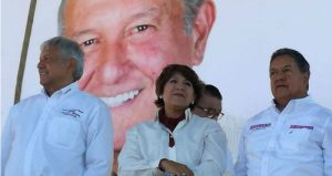 Delfina Gómez subrayó que la obra tuvo sobre costos, ya que el gasto pasó de 430 millones de pesos a 600 millones y con un retraso de nueve meses. Foto: Especial