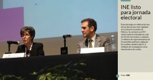 INE pide no difundir resultados de encuestas antes de 8pm; "Son horas delicadas para el país"