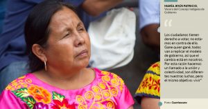 Marichuy pide unión, gane quien gane; “son luchas distintas, pero el objetivo es el mismo: vivir”