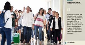 Se turnan para picarse la cresta, y ahora toca a Meade: “Ricardo Anaya es un vulgar ladrón”, dice