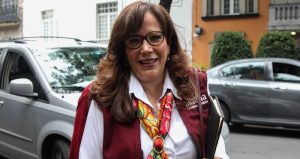 Yeidckol Polevnsky, dirigente nacional de Morena. Foto: Cuartoscuro 