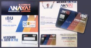 Como Barrales, Eruviel, Del Mazo, también Anaya reparte tarjetas sin fondos para solicitar votos
